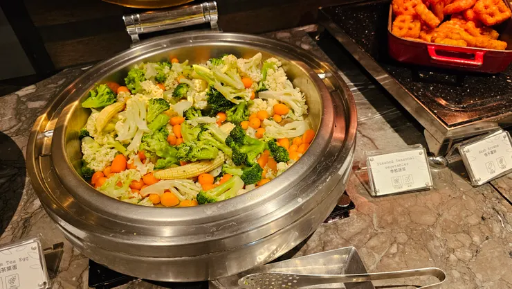 也可以吃到季節蔬菜!