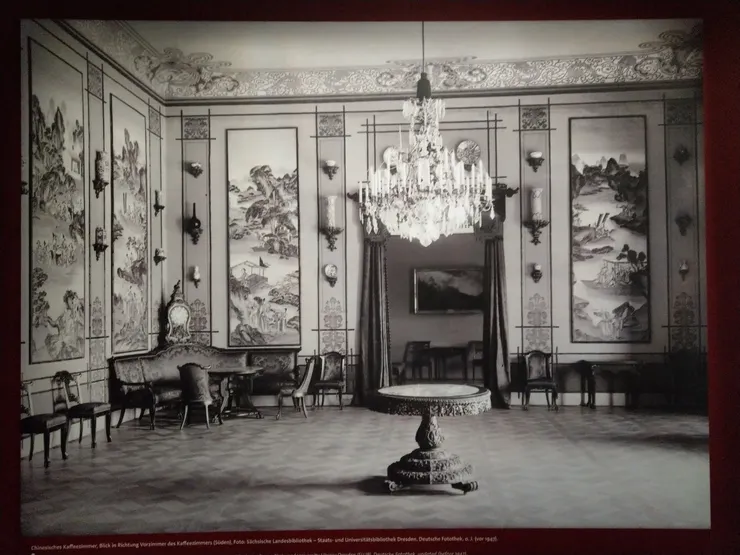 照片:過去的中國風擺設