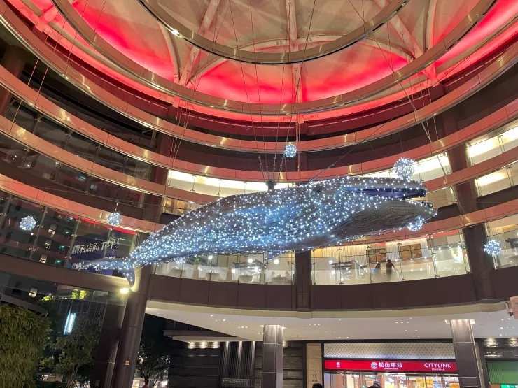 圖1.車站的裝置藝術