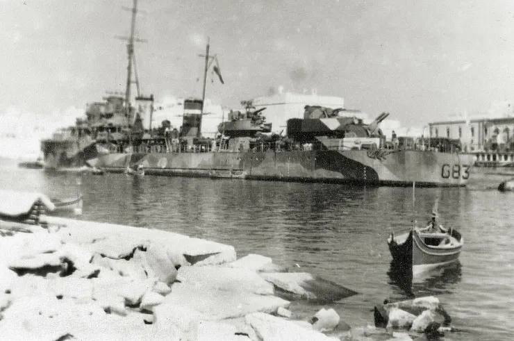 艾薩克·斯維爾斯號在馬爾他