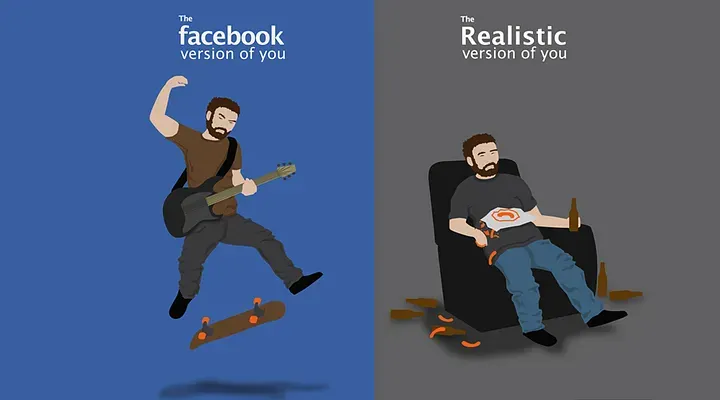 你在 Facebook 上也有分身嗎？（來源：網路）