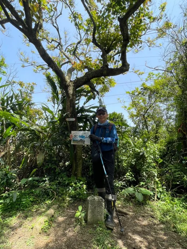 ▲11:50定國山，接著要往下接上台2線59K處，再接回步道。