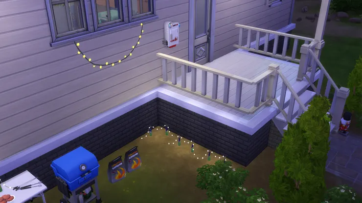 燈飾不但只用來裝飾，還真的能照明。最討厭黑暗的地方了。