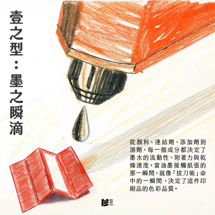 印柱的修行－油墨與紙張的呼吸！ _壹之型：墨之瞬滴
