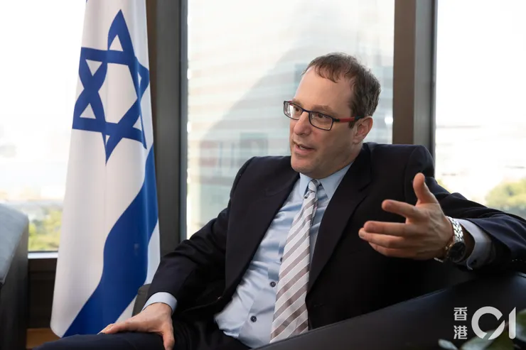 以色列駐港總領事藍天銘。(羅君豪攝/資料圖片)