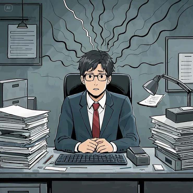 精神內耗的壓力