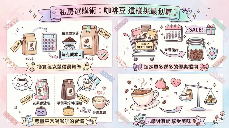 私房選購術：咖啡豆 這樣挑最划算