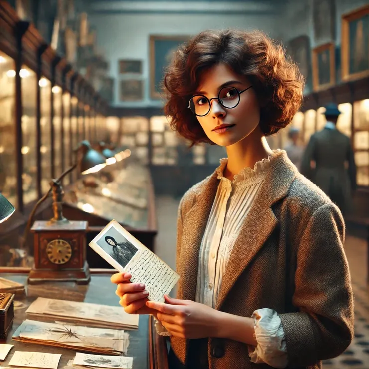 Jane came across an old, faded photograph. The image was barely discernible, a blur of warm tones and indistinct features, yet something about it captivated her.