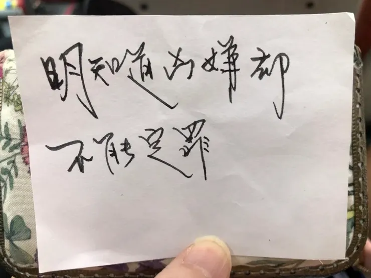 承辦員警寫下心中羧深切的無奈