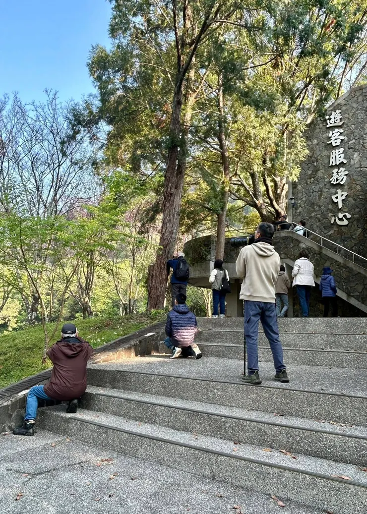 圖17  又一現場~領隊及團員們挺直腰背也不顯累，各個都是抬頭族