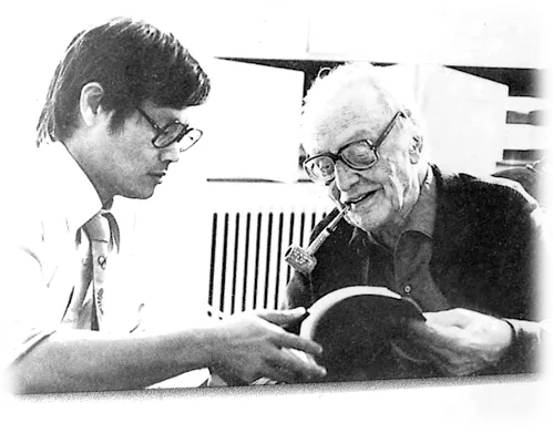 1970年代，林榮德與卡爾 · 奧爾福（Carl Orff）