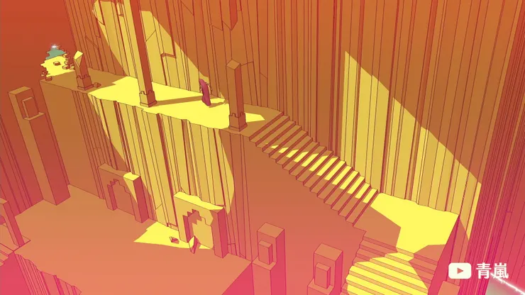 最一開始是一片黃澄澄的世界