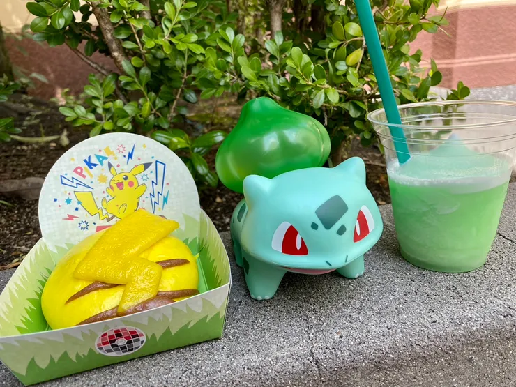 皮卡丘屁屁鰻好吃的（？）是披薩口味的肉醬；最喜歡的還是這枚妙蛙種子，已經陳列在房間中。