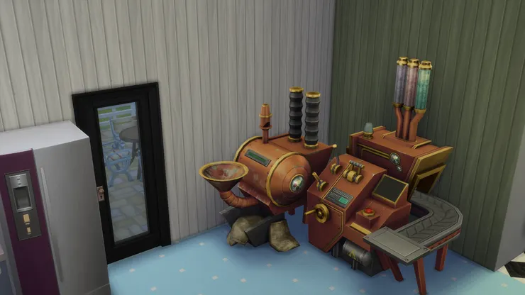 這個是製造杯子蛋糕的機器，遊戲內的物品。