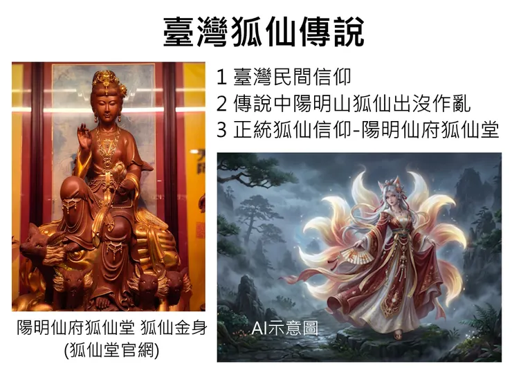 臺灣狐仙傳說蓋要