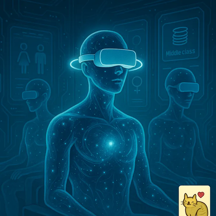 如今，他們戴上沉浸式頭戴裝置，準備進入人生的混亂副本。     這不是懲罰，而是娛樂的開始——難度最高、記憶清除、無法重來的一場自我挑戰。