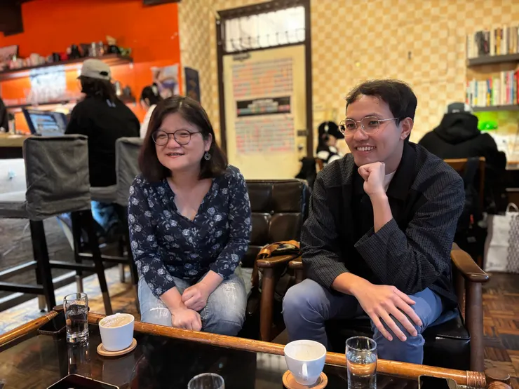 （圖／左黃麗如導演，右鄭治明導演；彭湘攝影）