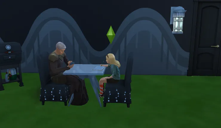 子安改變了獨來獨往的死神爸爸...