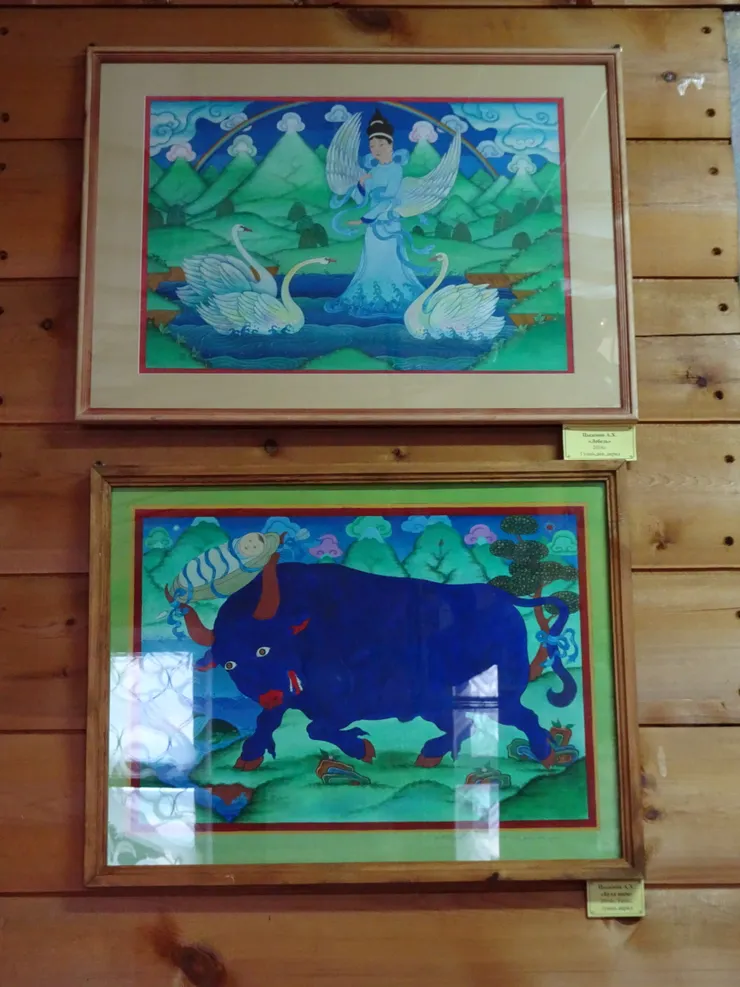 布里亞特蒙古氏族圖騰畫