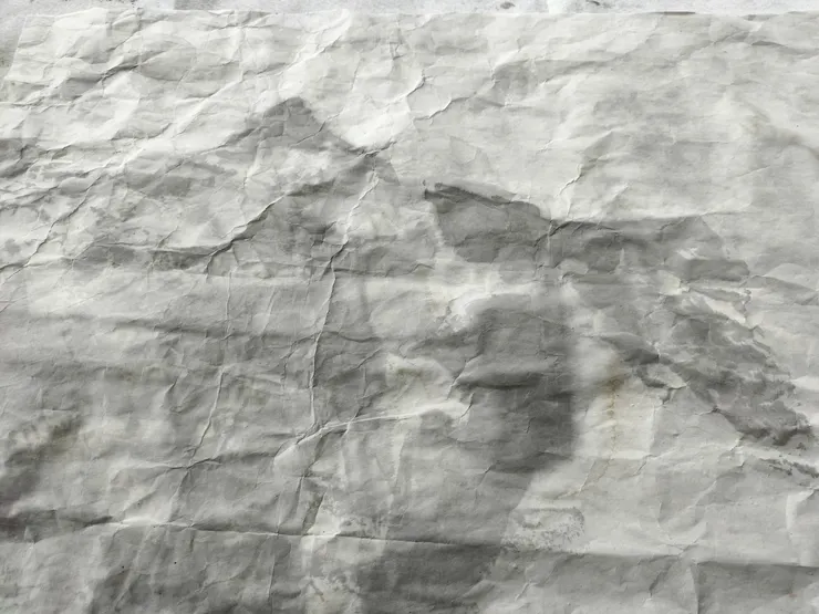 遠山和岩壁/水墨/Mingling繪