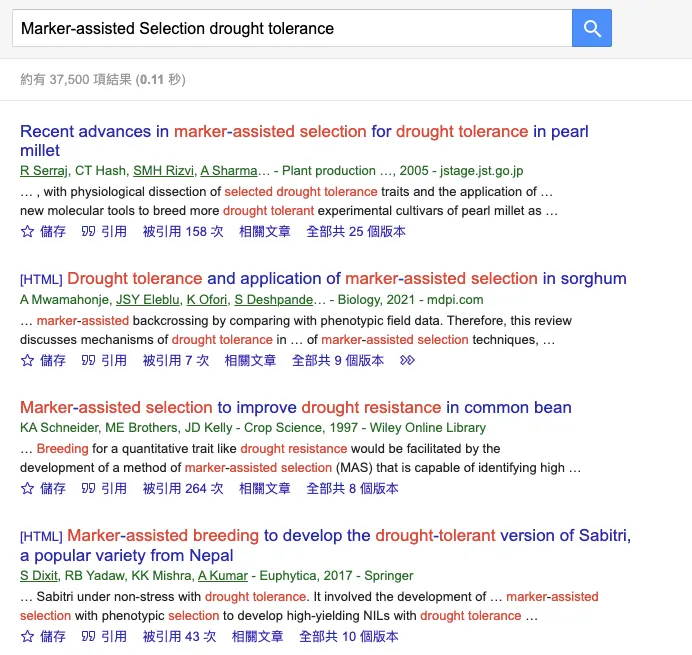 到Google Scholar上找是否有有興趣的文章