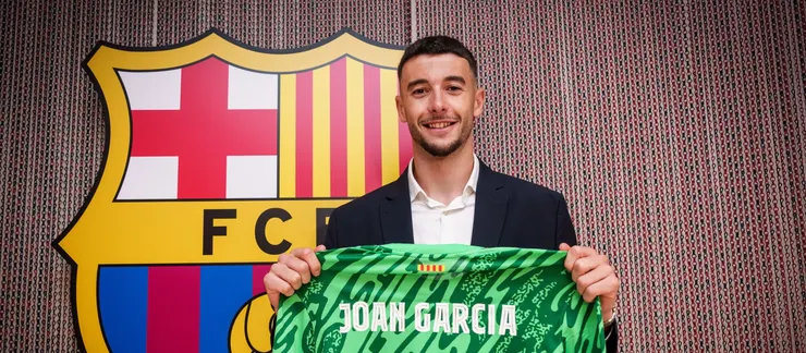 從西班牙人轉隊來到同城死敵巴塞隆納的Joao Garcia