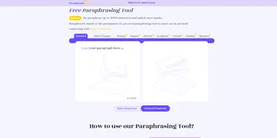 Free Paraphrase Tool!