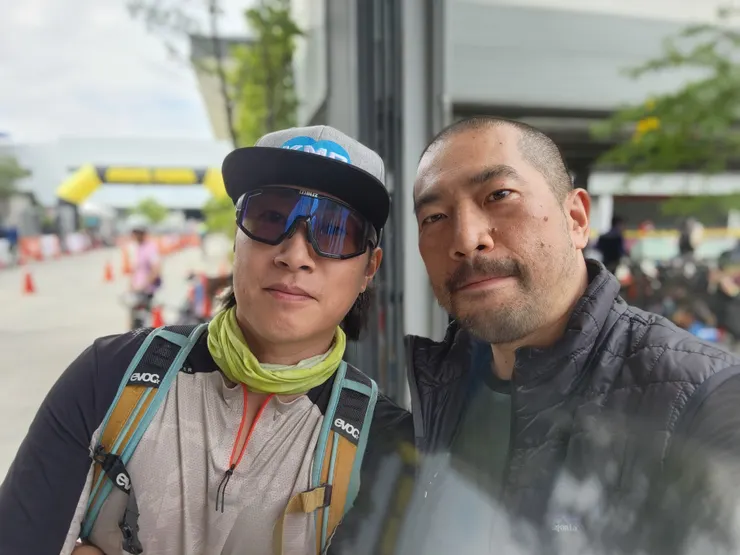 熱心推廣MTB的Tomo san