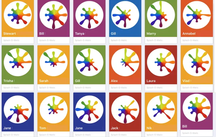 每個人的八個維度以曼陀羅呈現都獨一無二