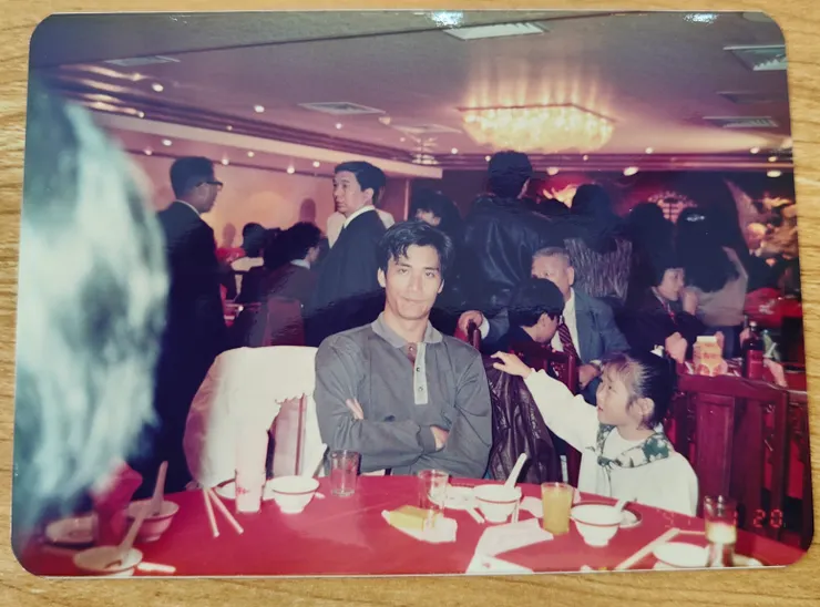 爸爸年輕時真的很帥