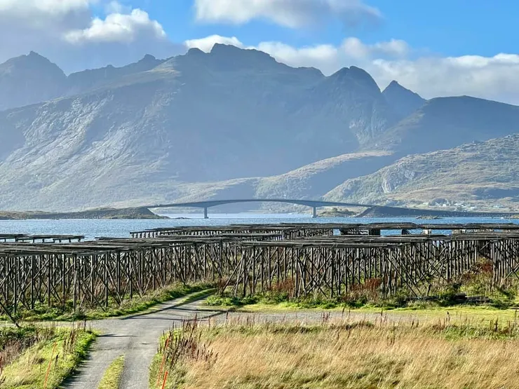 羅弗敦群島隔著峽灣會以橋樑連接