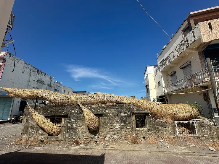 ▲藝術家游文富作品––有風味（位）。