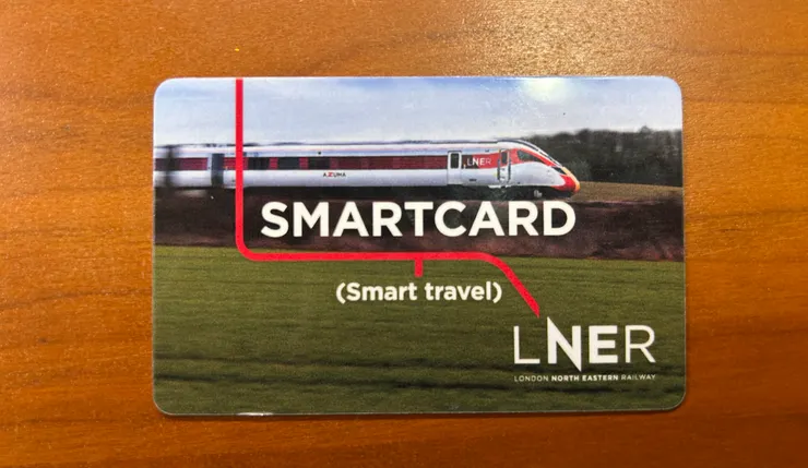 當時在火車站買到的 Travel Card