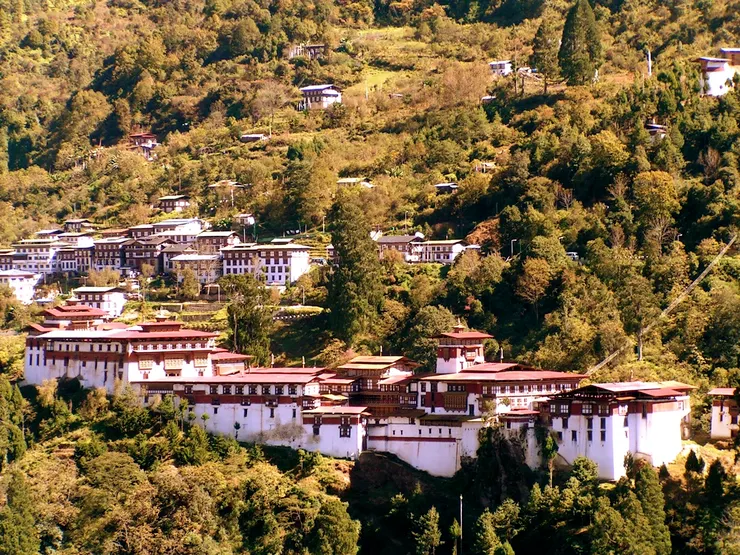 通薩( Trongsa ) 宗寺 : 圖片出處，wiki 分享。