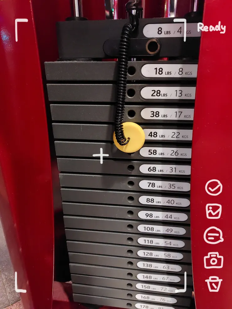 今天增加到22公斤😁