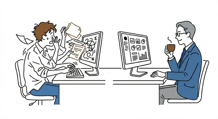 使用了 AI 卻更忙？識破背後的生產力陷阱。