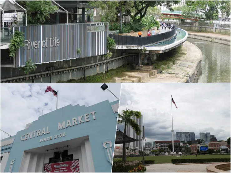 我們在中央市場閒逛了一下,沿著生命之河繼續走,我們到了見證國家歷史的「獨立廣場」。