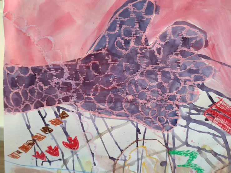 處翼覺得這手掌這樣配色很好看