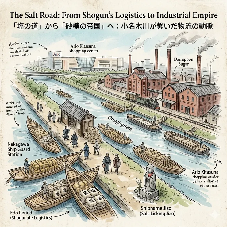 小名木川「鹽之道」：從幕府兵站到糖業帝國的演進
