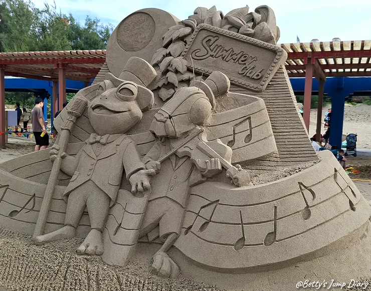 ▲2025苗栗「通霄沙雕藝術節」逍遙沙城/圖片來源：Betty's Jump Diary
