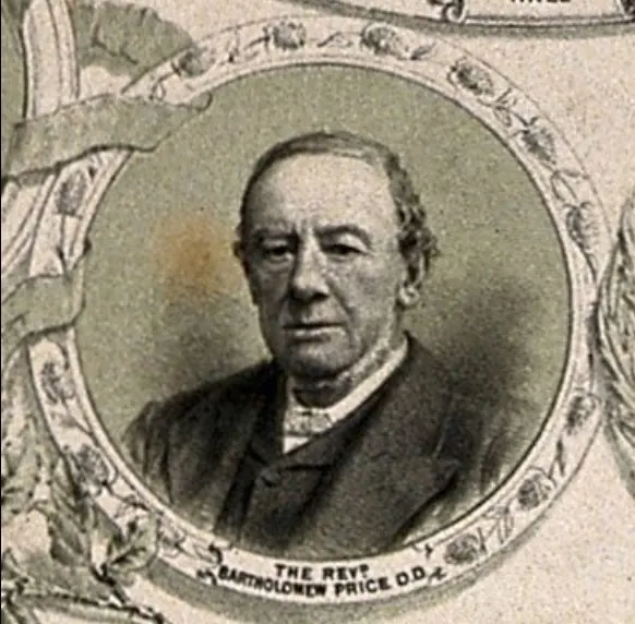 卡羅戲謔的牛津大學數學教授巴塞羅繆‧普萊斯 (Bartholomeow Price)