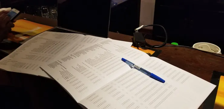 每天晚上也會和導游核對看到的鳥種，是我每天最期待的活動～