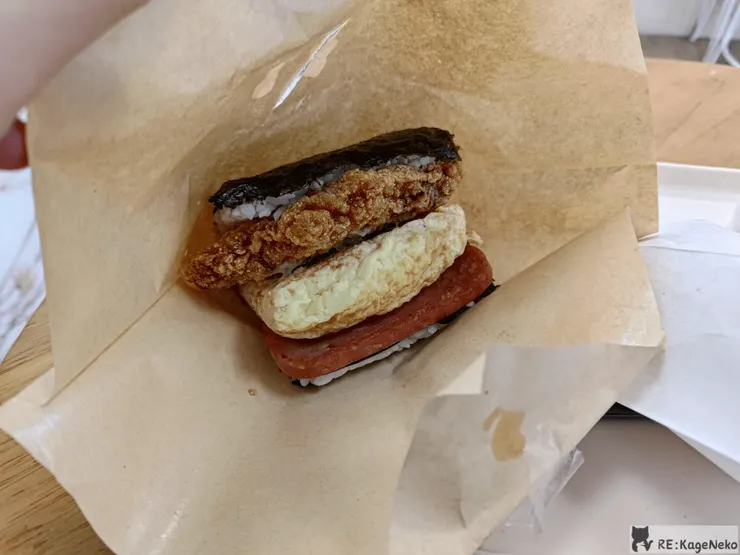 脆皮嫩雞握飯糰