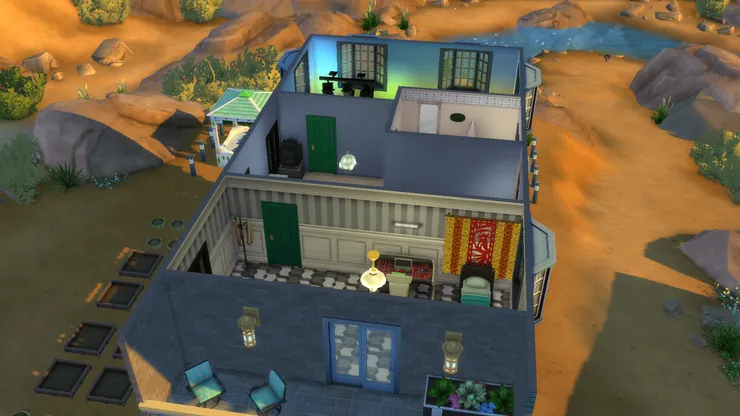 跟二樓的格局很不同。