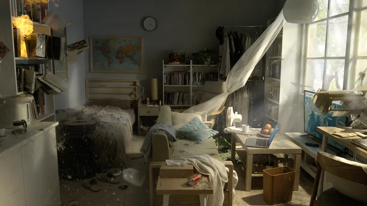 2024「第60屆威尼斯國際美術雙年展」台灣館,袁廣鳴,《日常戰爭》,同展名新作。©袁廣鳴,圖像由藝術家及北美館提供。