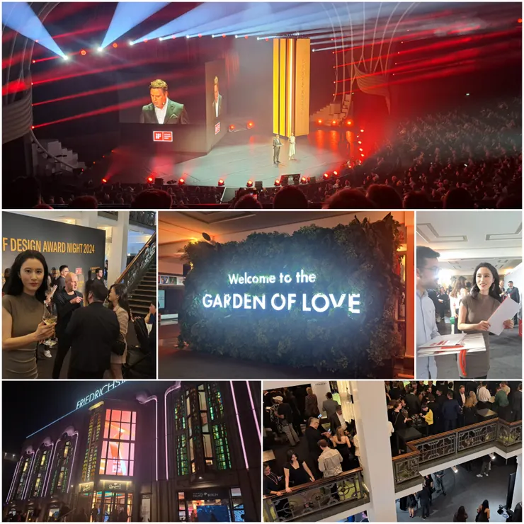 在弗里德里希皇宮劇院舉行的設計頒獎典禮..人超多..外燴餐點就不怎樣...還是滿嚴肅的場合