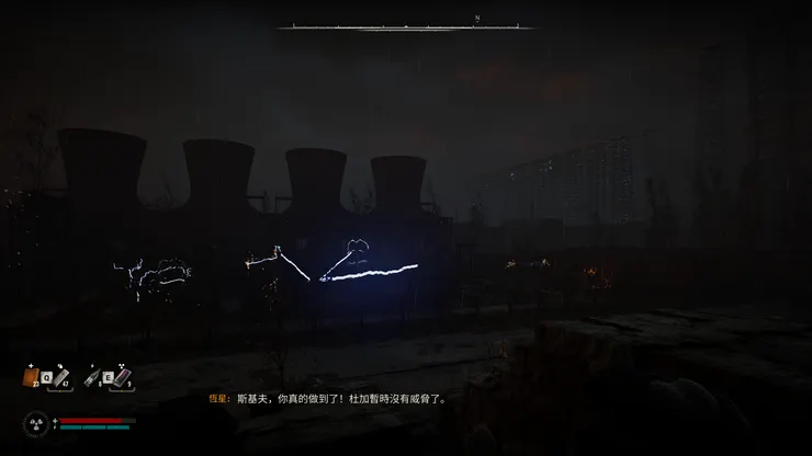 這邊就是進到一個大樓把開關全部打開就對了，然後電力系統炸爛。