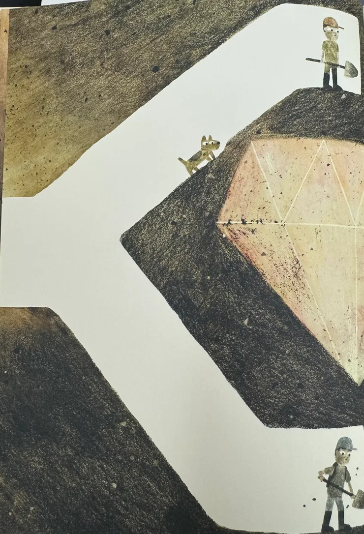 分開挖掘後，離奇妙很近，一直在門外無法進入