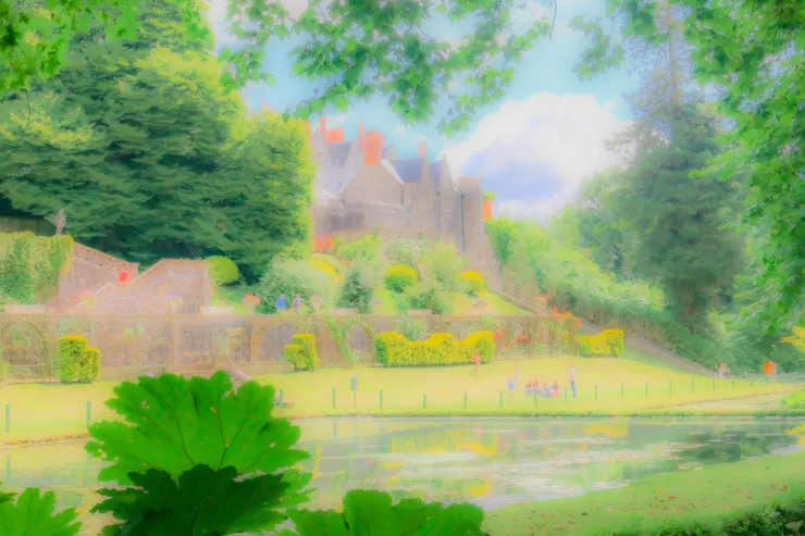 聖法根國家歷史博物館中的聖法根城堡一景