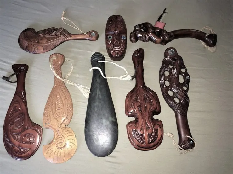 紐西蘭毛利人各式各樣的巴圖傳家寶